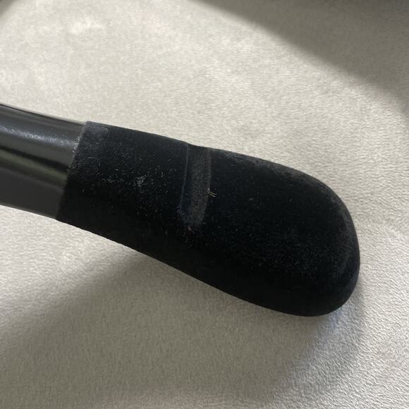 EMPORIO ARMANI Logo Black Wood Hanger For Suit, Shirts or Jackets Lot Of 3 - Picture 3 of 8